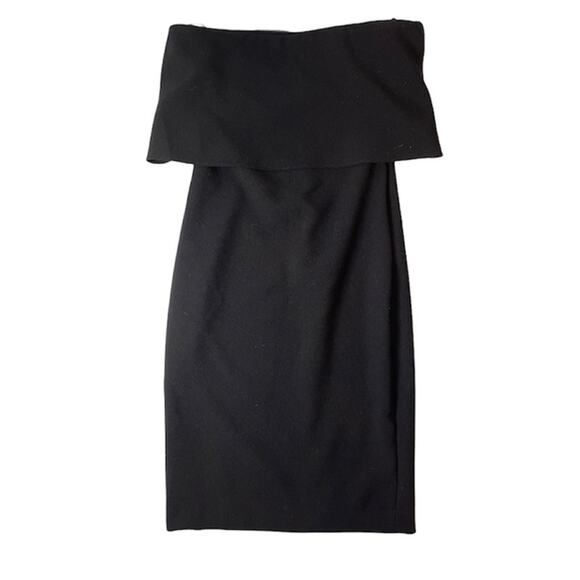 Likely Driggs Strapless Bodycon Black Midi Dress Size 2 - Picture 4 of 12
